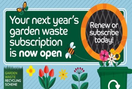 Garden waste subscription now open