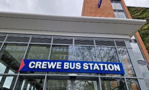 Crewe bus station image