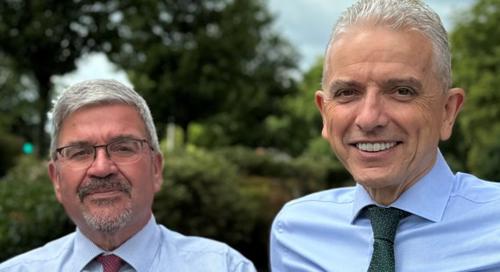Councillor Nick Mannion, left, and Councillor Michael Gorman