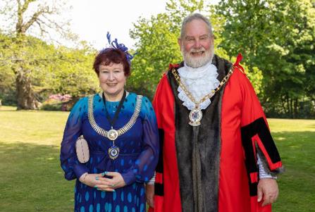 Cllr David Edwardes and Cllr Judy Snowball