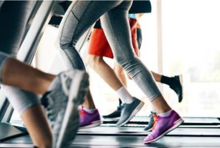 runners on treadmill