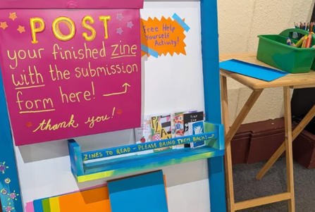 Zine making station