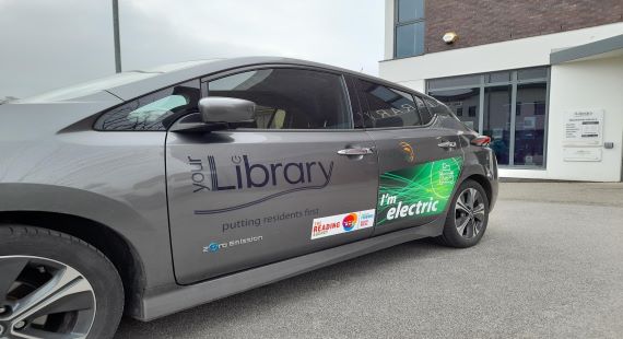 Electric-vehicle-outside-library570x310