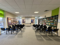 Sandbach Library seating area