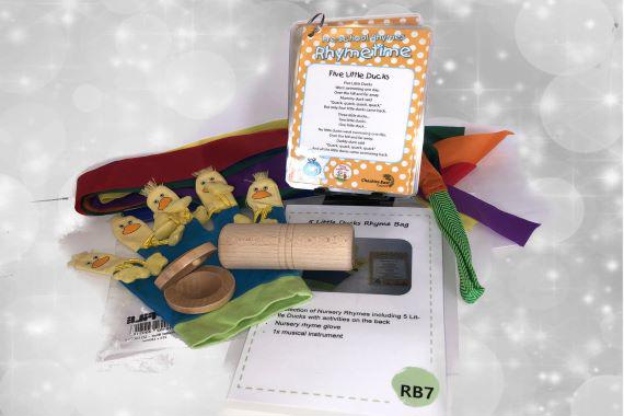 picture of five little ducks rhyme time pack