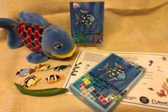 picture of the rainbow fish story sack