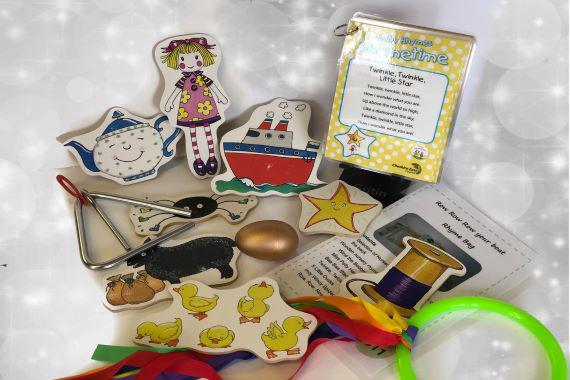 picture of row, row, row your boat rhyme time pack