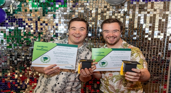 Supported Internships graduation ceremony