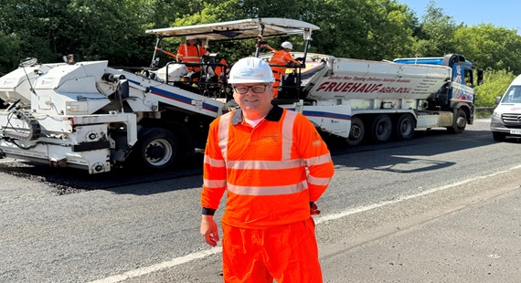 Cllr Mark Goldsmith on the A34