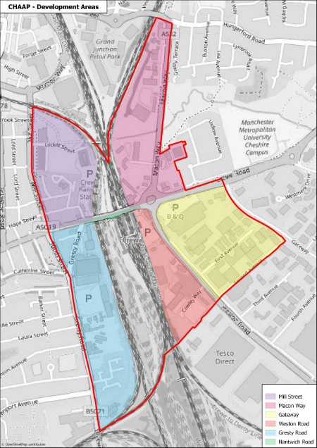 CreweHubAreaActionPlanDevelopmentMap