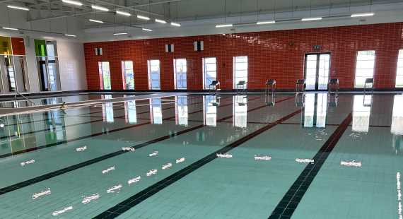 Image of new swimming pool