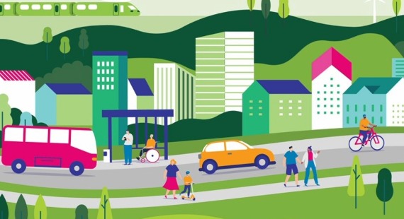 Local transport plan graphic