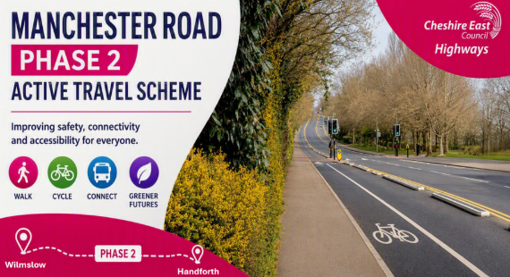 Manchester Road Active Travel scheme 570x310