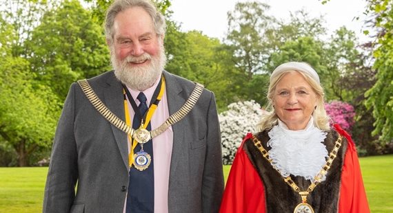Mayor Marilyn Houston and Deputy Mayor - Web use