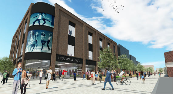 An artist's impression of the proposed Royal Arcade scheme