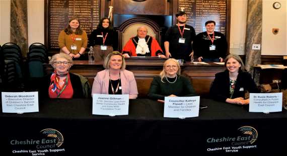 Table Turners event with mayor and youth council
