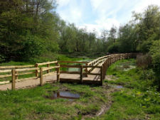 Broad walk in Sandbach Park