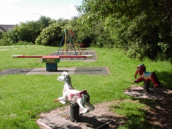 Play apparatus at Wybunbury Play Area