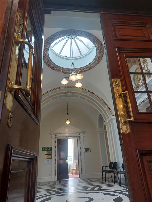 Figure Six Interior of Municipla building