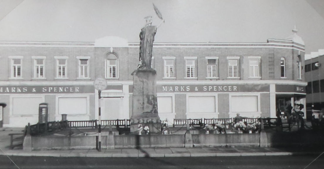 Figure Three War Memorial in original location