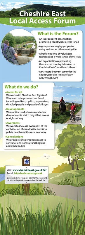 Cheshire East Local Access Forum banner