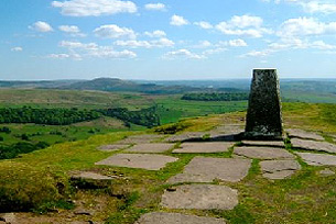 View from top of Shutlingsloe hill