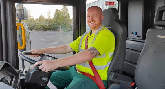 Ant HGV driver in cab 130820262 landscape resized