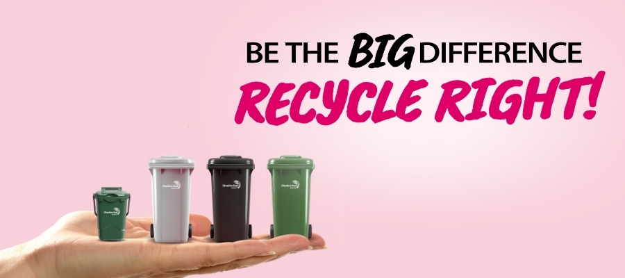 Be the big difference - recycle right